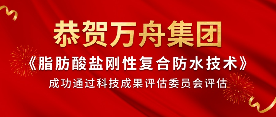 恭贺万舟集团通过科技成果评估